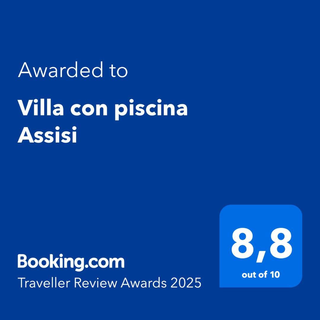 Villa Con Piscina Ασίζη Εξωτερικό φωτογραφία